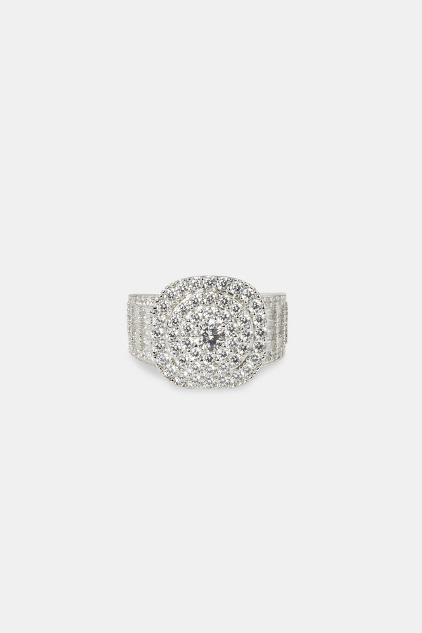 Iced Pave Signet Ring - 20mm