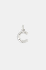 Mini Polished Balloon Letter Pendant - 20mm