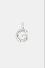 Mini Polished Balloon Letter Pendant - 20mm