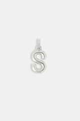 Mini Polished Balloon Letter Pendant - 20mm