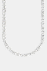 Mixed Shape Clear Stone Tennis Chain - 6mm