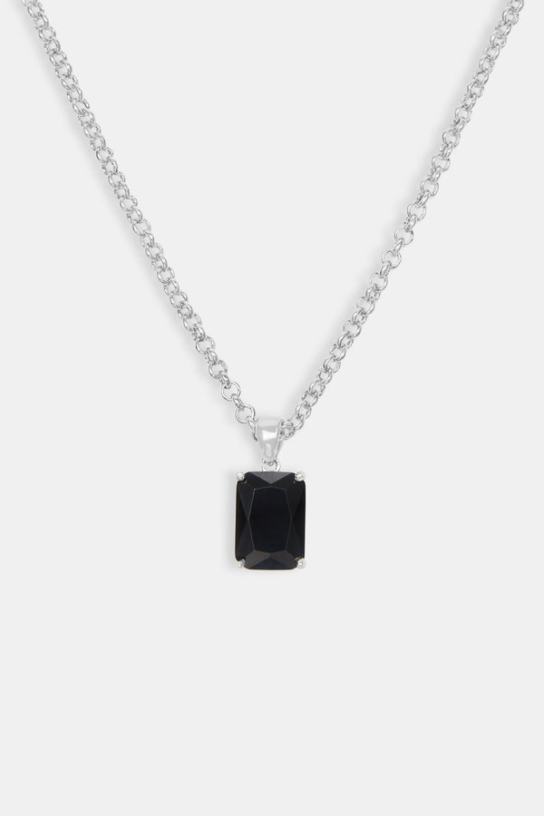 Black Gemstone Necklace