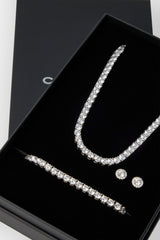 5mm Tennis Chain, Bracelet & Earring Set