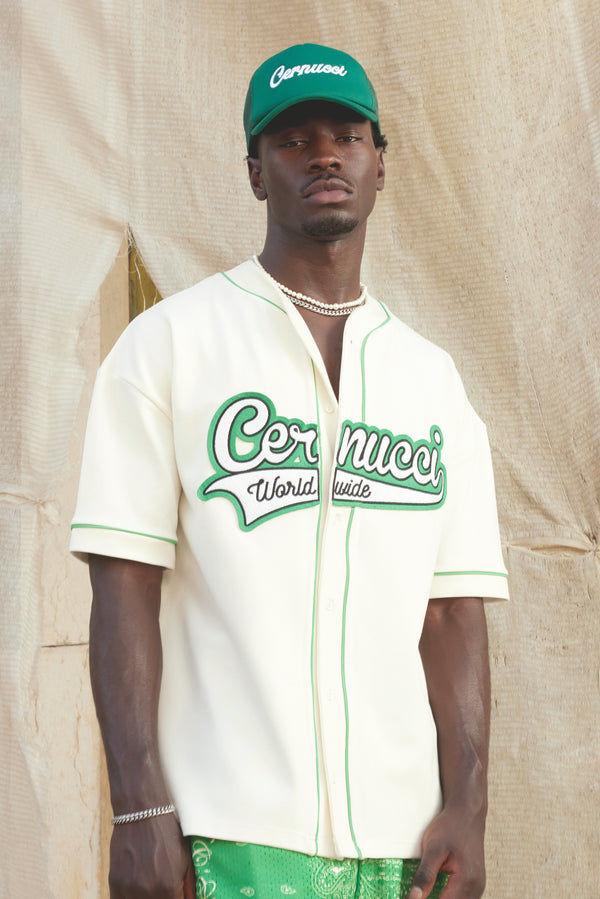 Cernucci Baseball Shirt - Off White