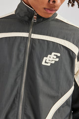 CCC Nylon Zip Through Jacket - Charcoal