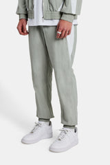 Nylon Panelled Tracksuit- Light Grey