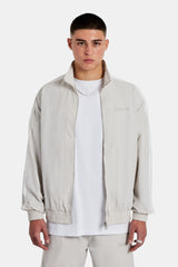 Cernucci Panelled Nylon Track Jacket - Stone