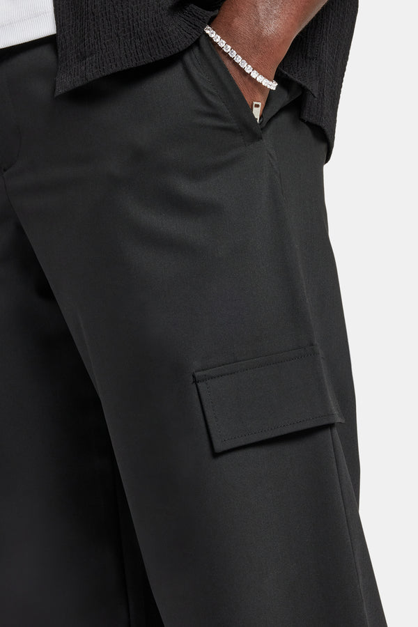 Relaxed Cargo Trouser - Black