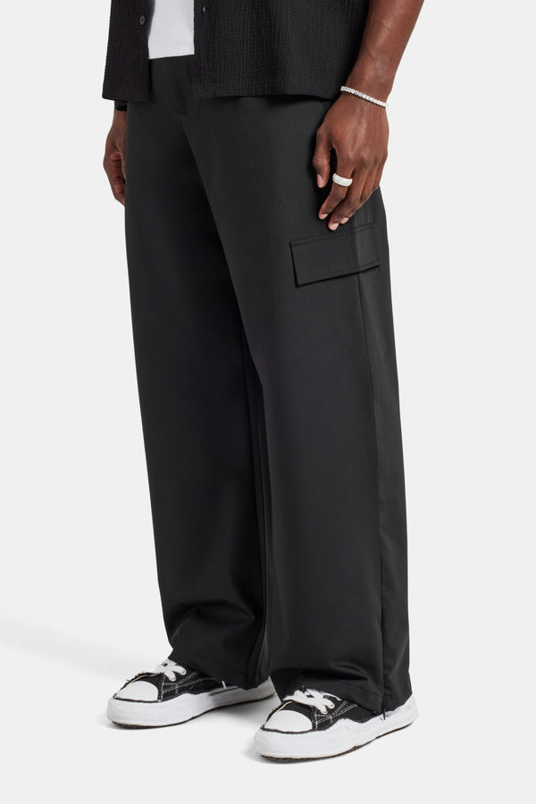 Relaxed Cargo Trouser - Black