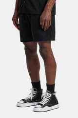 Heavyweight Textured Short - Black