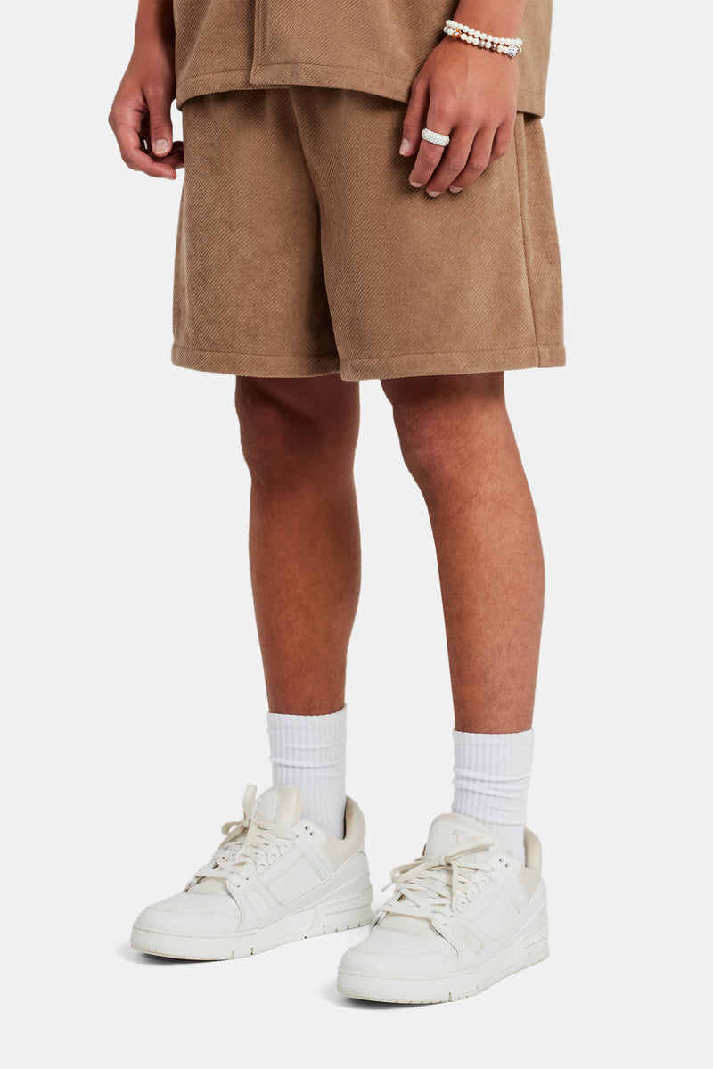 Heavyweight Textured Short - Mocha