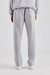 Contrast Panel Track Pant - Grey