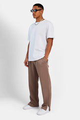 Straight Leg Track Pant - Mushroom