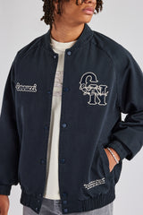 CN Twill Bomber Jacket - Navy