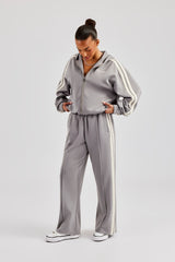 Taping Hooded Tracksuit - Grey