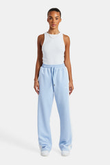 Womens Contrast Panel Track Pant - Light Blue