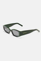 Narrow Lens Sunglasses - Green