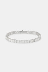 Iced Baguette Stone Tennis Bracelet - 6mm