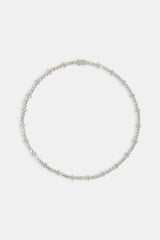 Iced Floral Motif Chain - 8mm