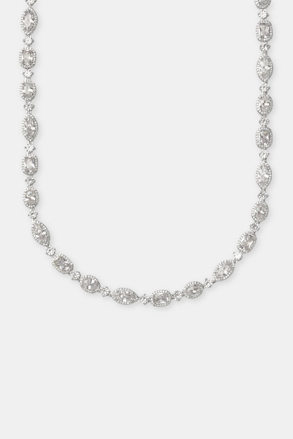 Oval & Rectangular Cluster Chain - 8mm