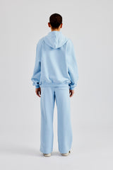 Embroidered C Zip Through Tracksuit - Baby Blue