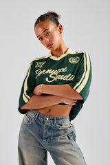 Cernucci Contrast Football Top - Green