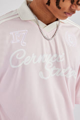 Cernucci Contrast Football Top - Pink