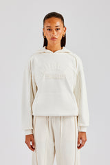 Overlock Oversized Hoodie - Off White