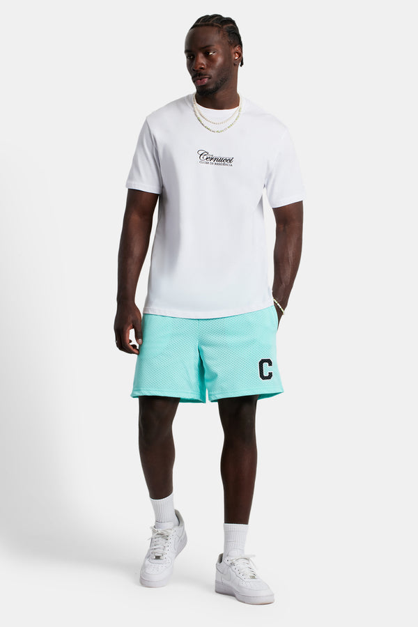 C Mesh Shorts - Aqua