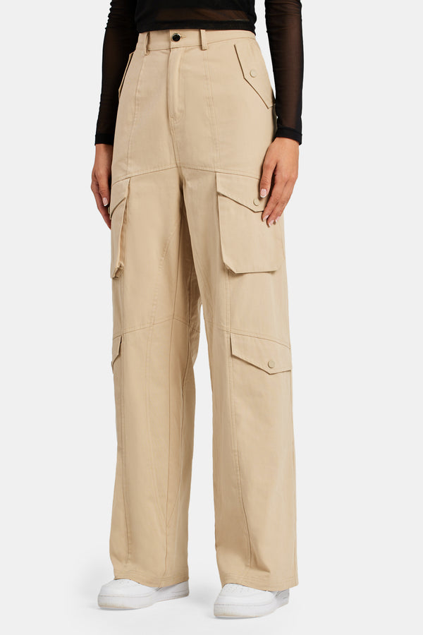 Relaxed Fit Multi Pocket Cargo Trouser