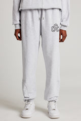 CCC Applique Varsity Jogger - Grey Marl