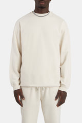 Crew Neck Sweatshirt - Oat