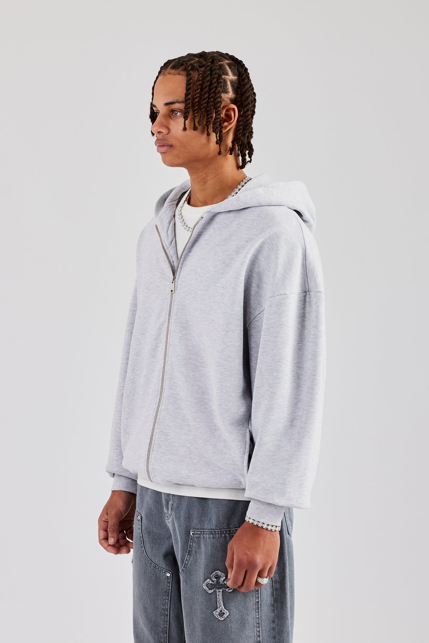 Ash gray hoodie sale