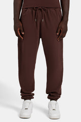 Relaxed Cuffed Jogger - Chestnut