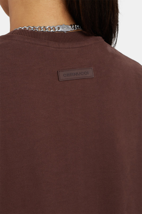 Ladies Sweatshirt - Chestnut