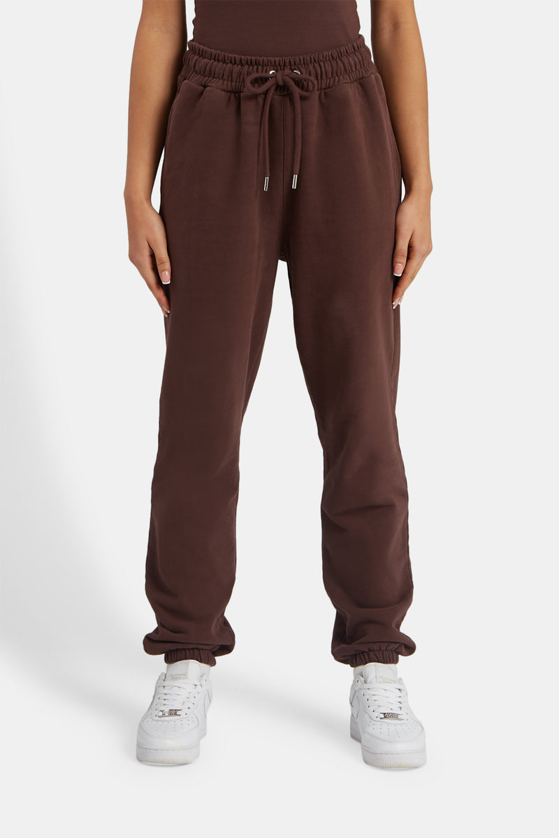 Ladies Cuffed Jogger - Chestnut