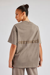 Cernucci Limited Oversized T-Shirt - Taupe