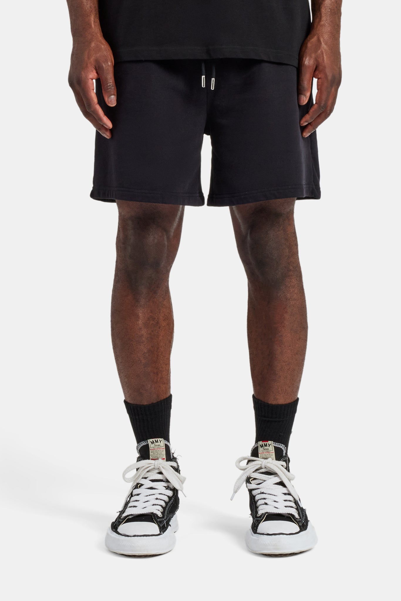 Jersey Relaxed Short - Washed Black | Mens Shorts | Shop Plain Shorts ...