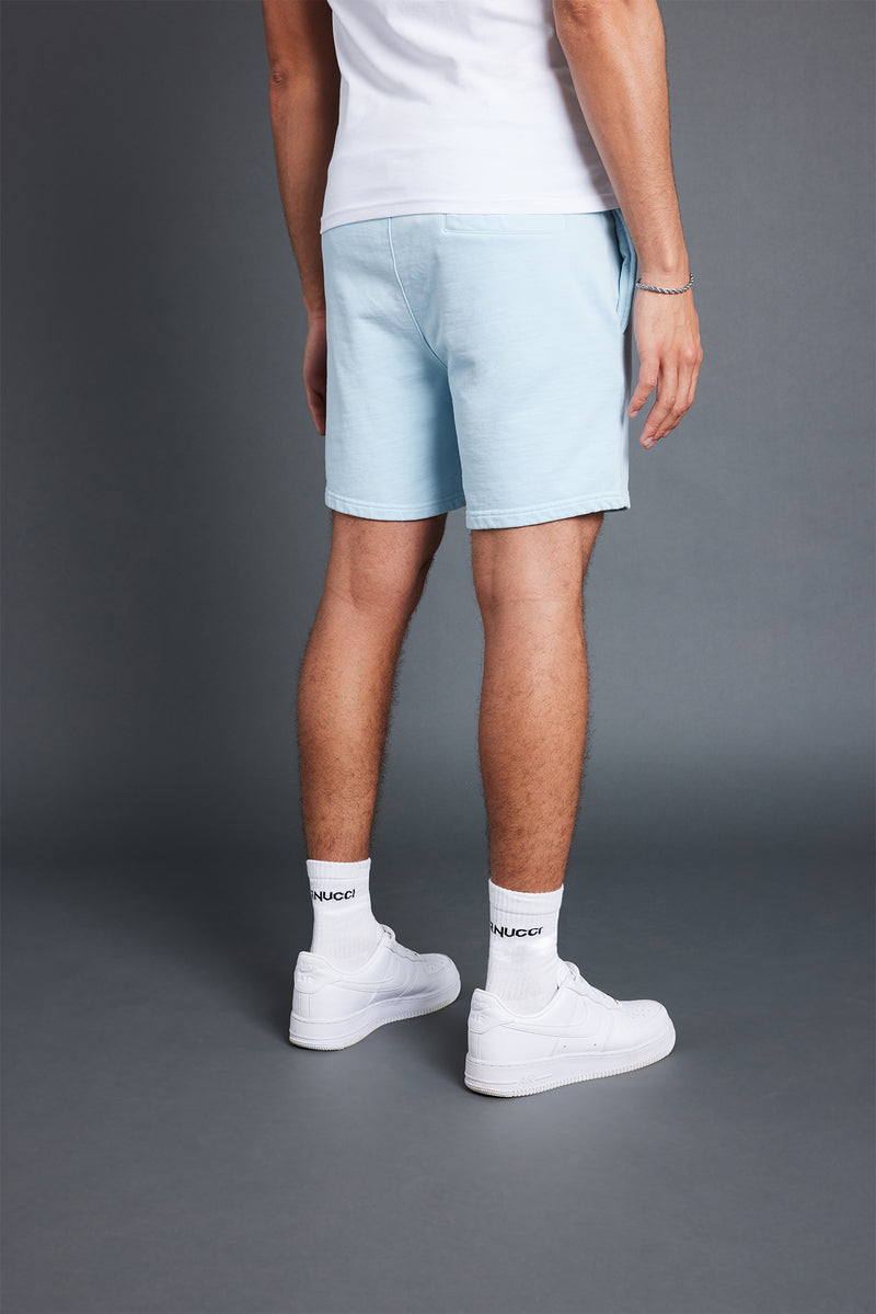 Baby blue cheap sweat shorts