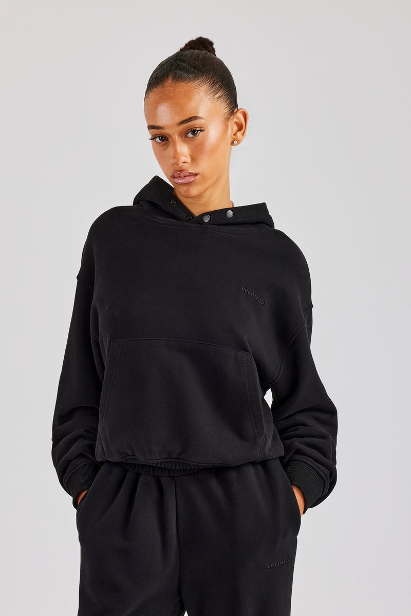 Cernucci Boxy Hoodie - Black