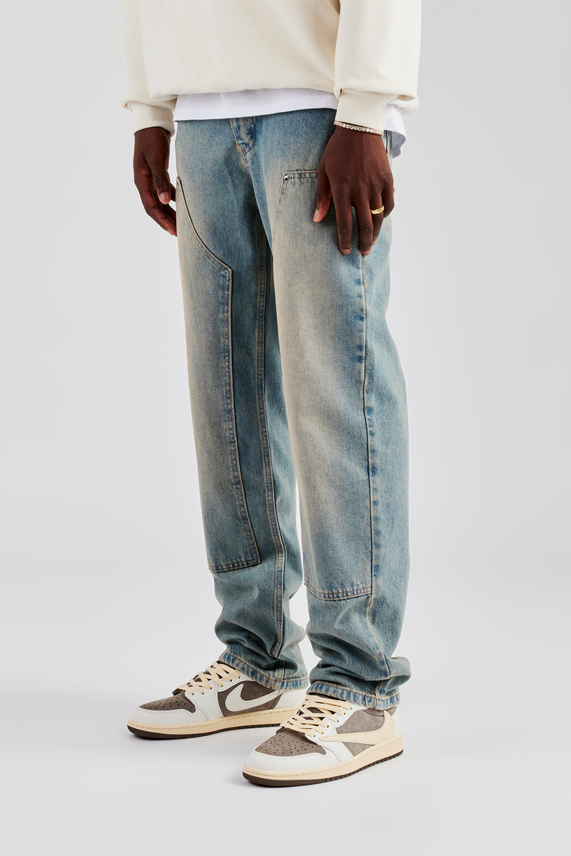 Mens Carpenter Jeans - Antique Wash