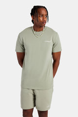 Logo Embroidered T-Shirt - Sage