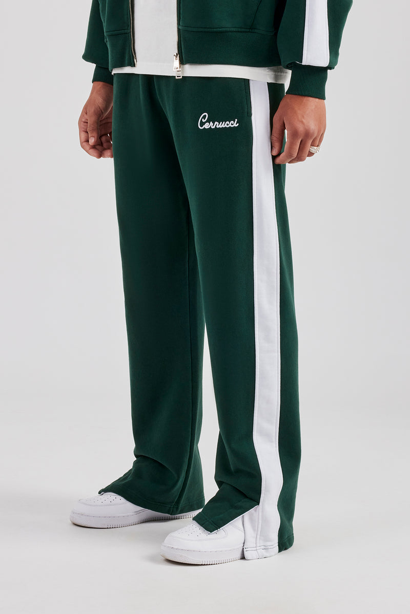 Contrast Panel Jogger - Forest Green