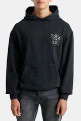 Floral Rhinestone Printed Hoodie