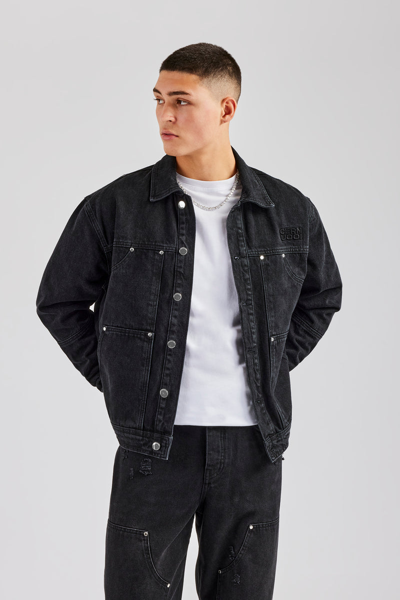 Oversized Carpenter Denim Jacket