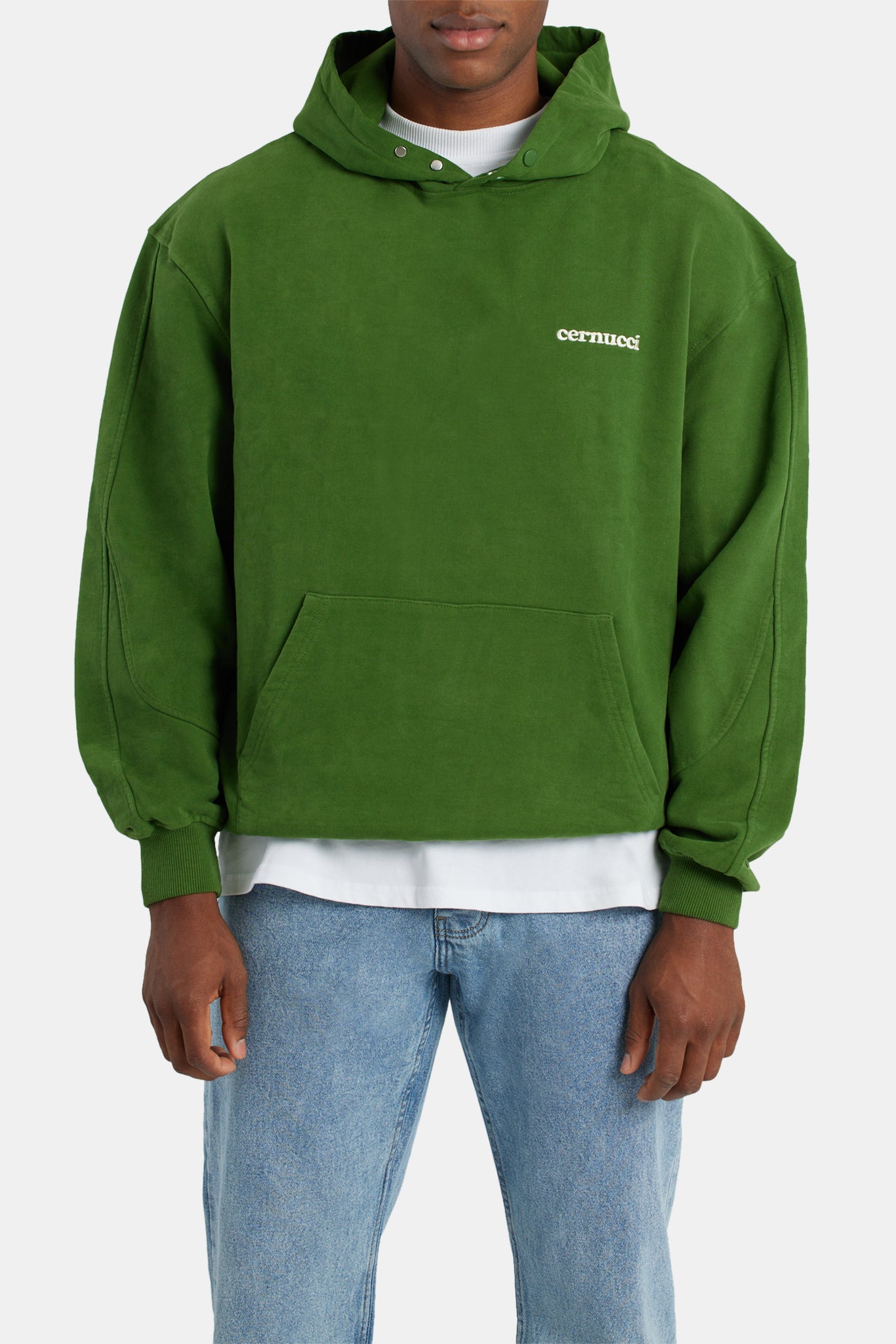 Cernucci Hoodie - Green | Mens Tops | Shop Hoodies at CERNUCCI.COM