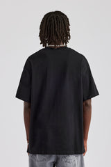 C Diamond Oversized T-Shirt - Black