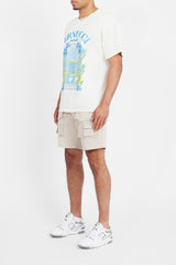 Multi Cargo Pocket Shorts - Beige