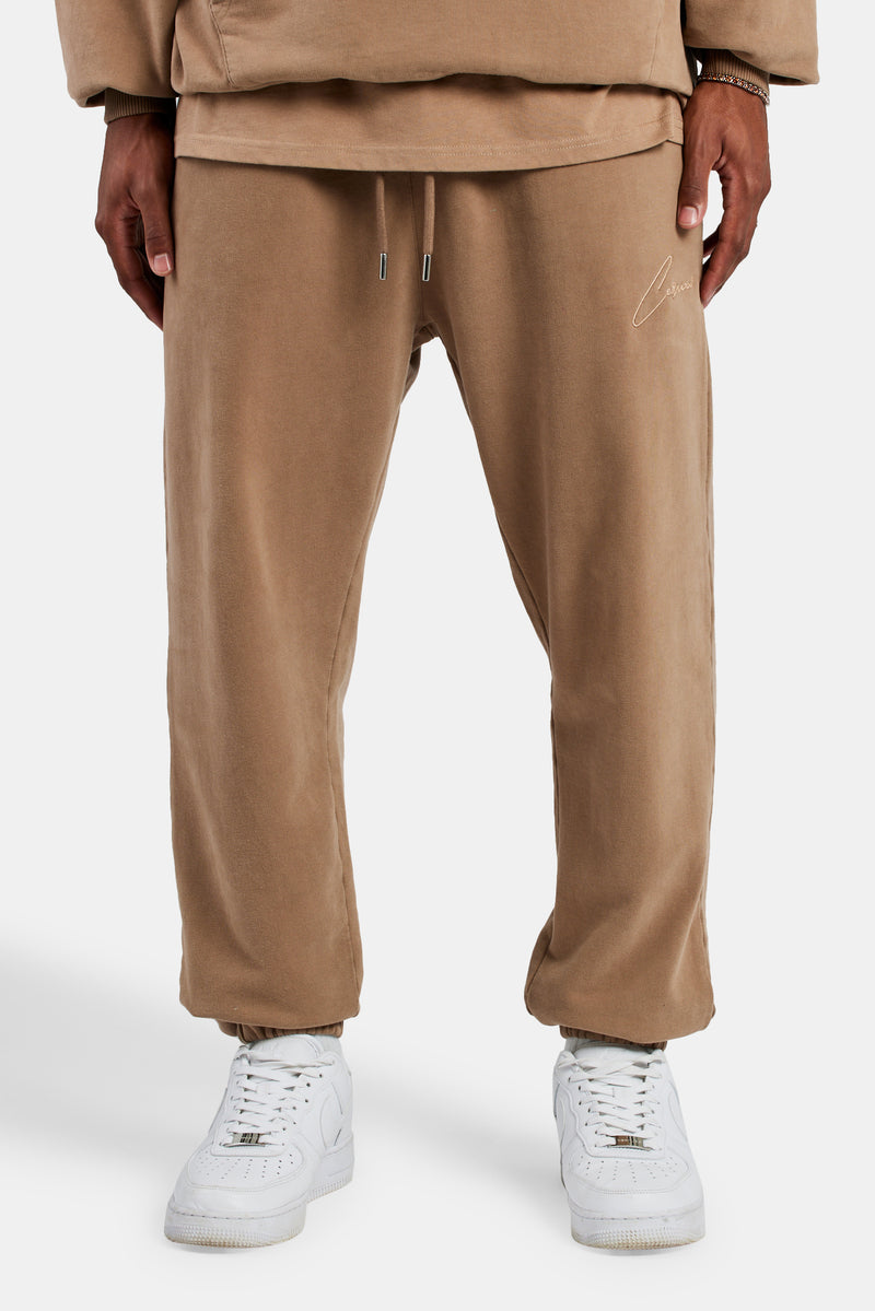 Cernucci Cuffed Jogger - Coffee