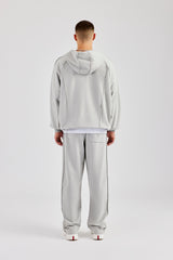 Exposed Seam Tracksuit - Ash Grey